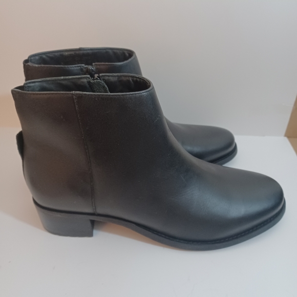 David Tate Womens Voyage Black Leather Booties Pre-owned 11 Medium - Picture 10 of 16